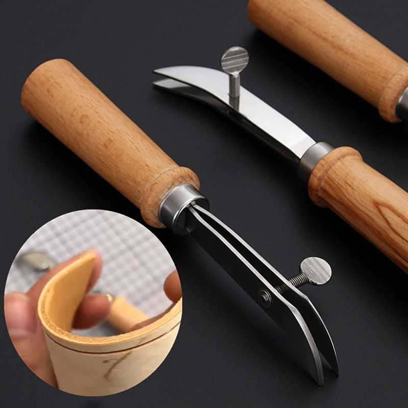 Groover Stitching Tool - Alat Pembuat Alur Kulit, Penjahit Kulit,