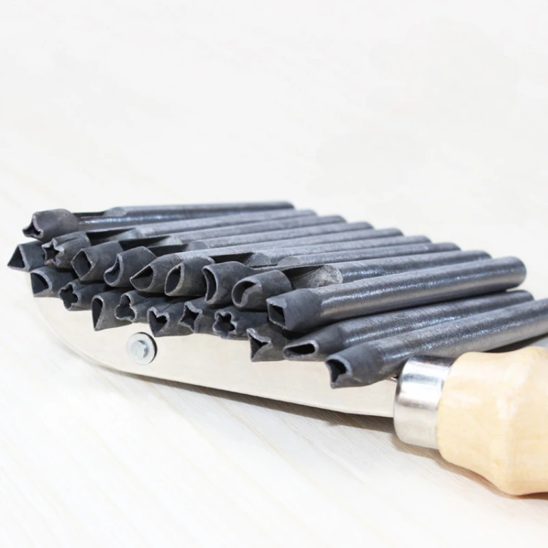 Leatherwork Machine - 20 buah alat pembuat lubang bunga