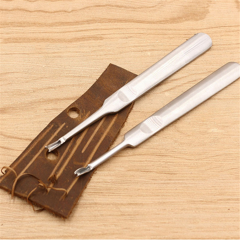 Groover Stitching Tool - (.) 2Pcs Peralatan Kerajinan Kulit Alat