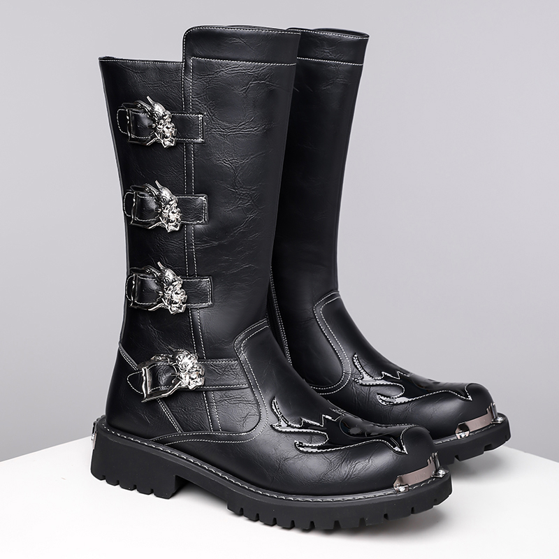 Sepatu Bot Panjang Kulit Desai - Leatherwork Designs ulasan dan harga