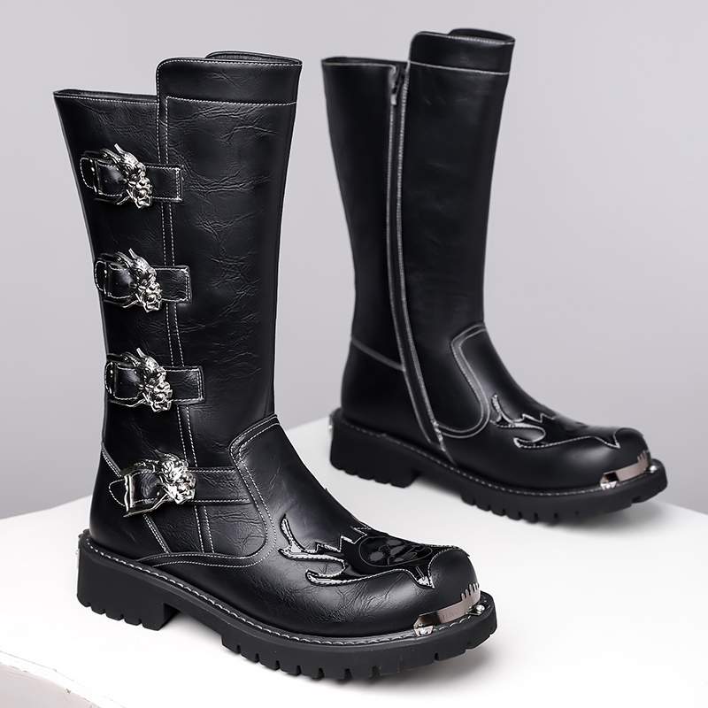 Sepatu Bot Panjang Kulit Desai - Leatherwork Designs ulasan dan harga