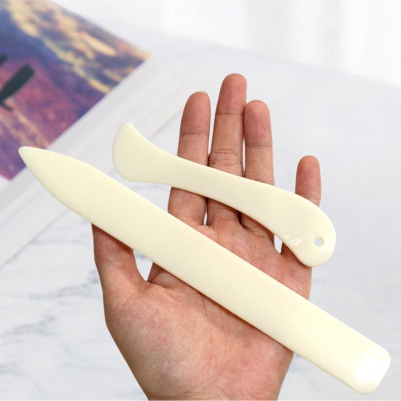 Alat Lipat Kulit 2Pcs, Alat Ja - Bone Folder Tool ulasan dan harga