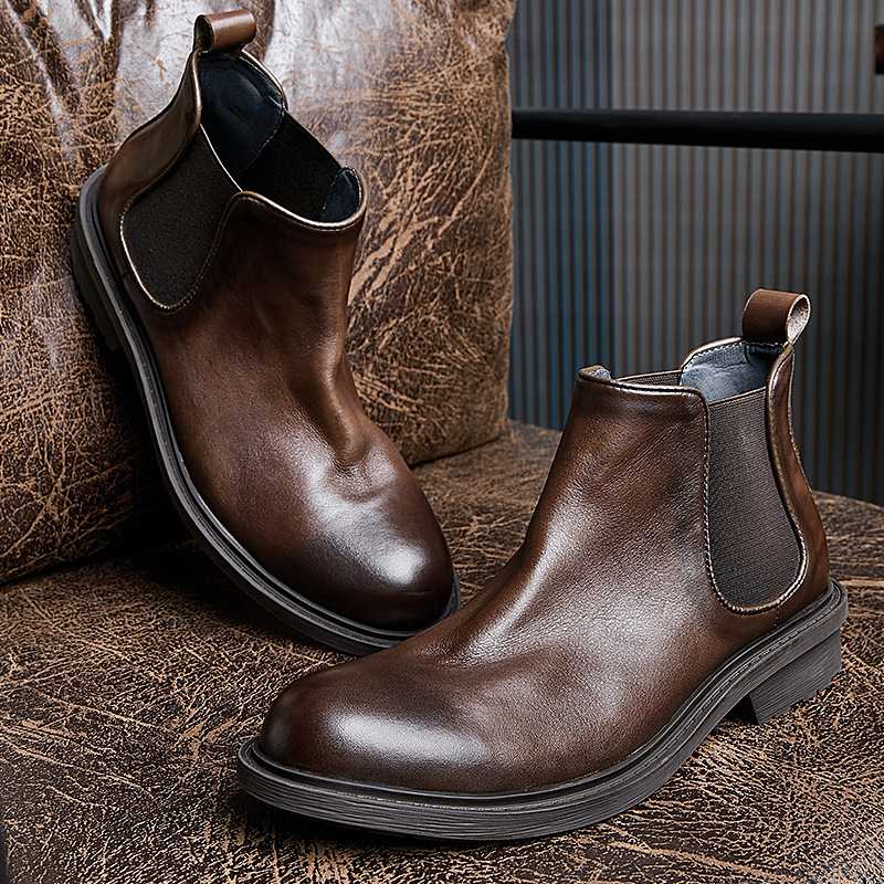 Sepatu Bot Motor Musim Gugur P - Leatherwork Designs ulasan dan harga
