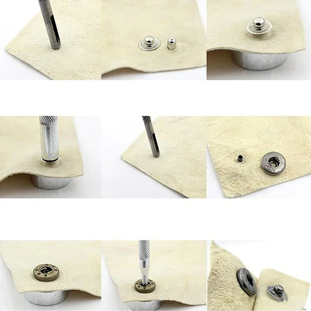 11 Buah Set Pelubang Kulit Set - Rivet Setter Tool ulasan dan harga